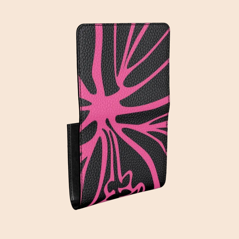 Foldover Leather Purse