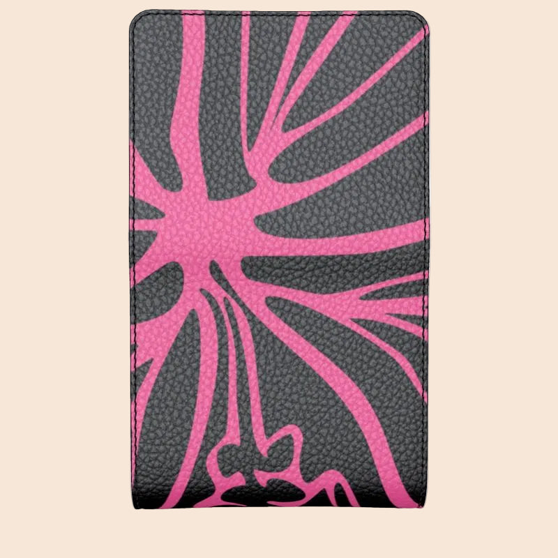 Foldover Leather Purse