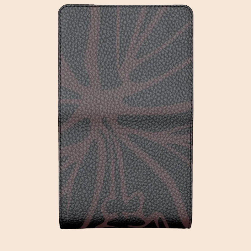 Foldover Leather Purse