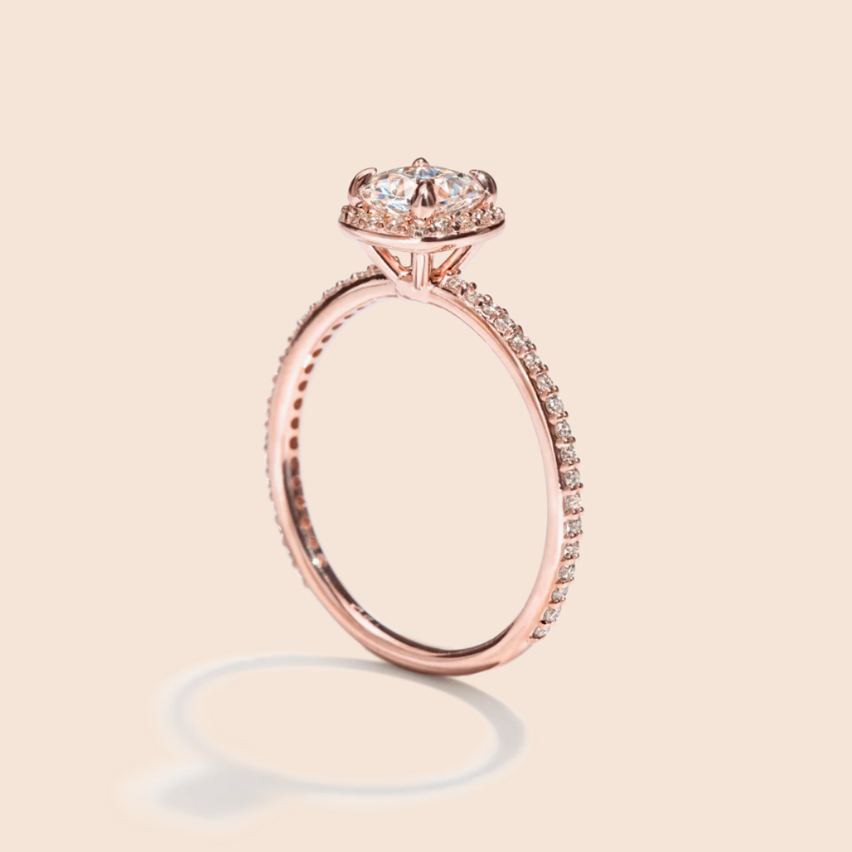 18K Rose Gold Cushion