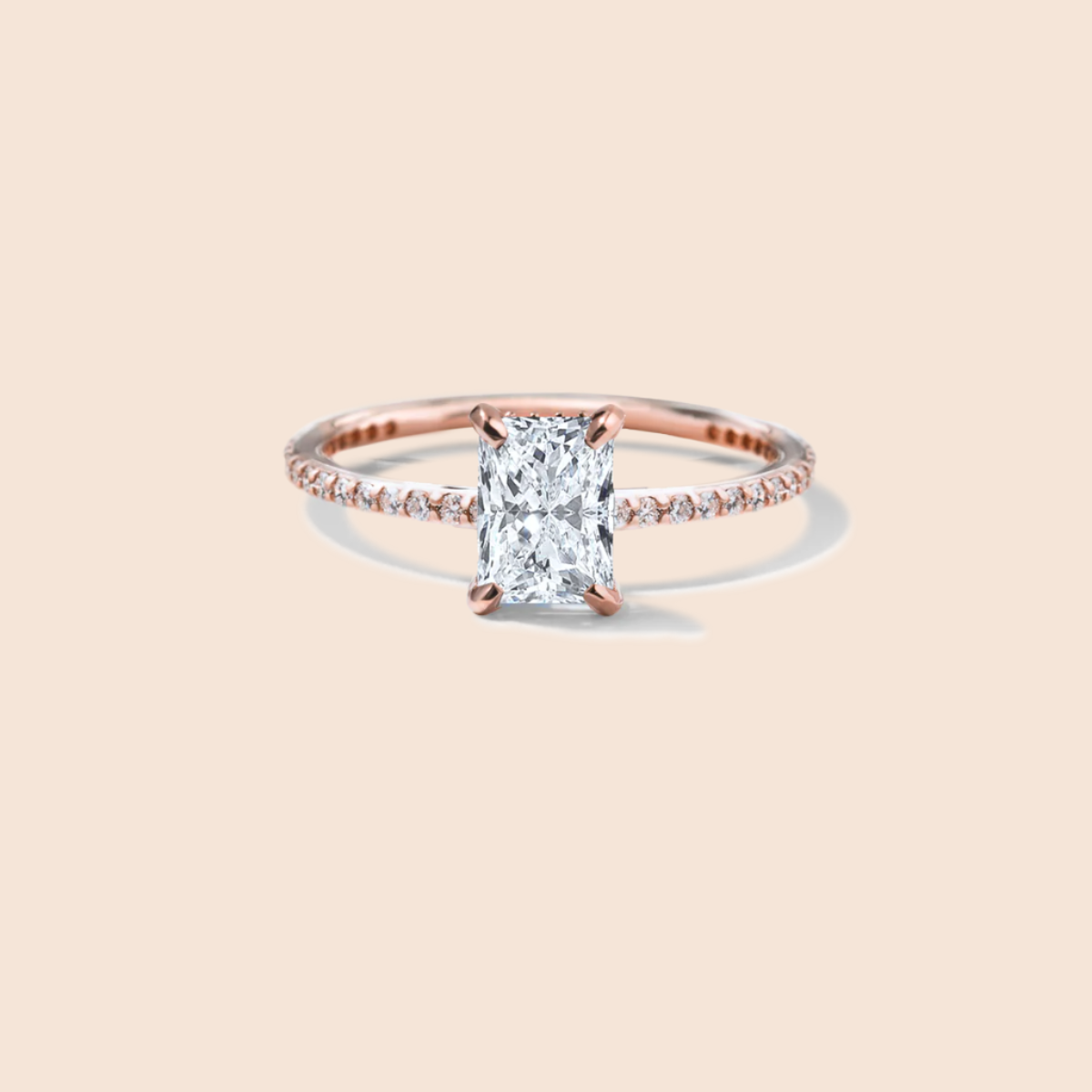 18K Rose Gold Radiant
