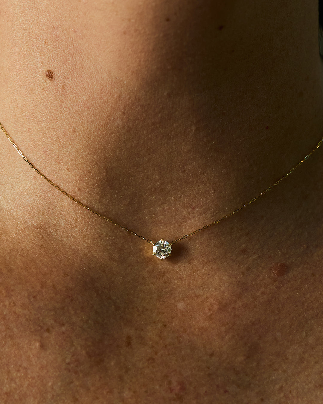Round Diamond Necklace