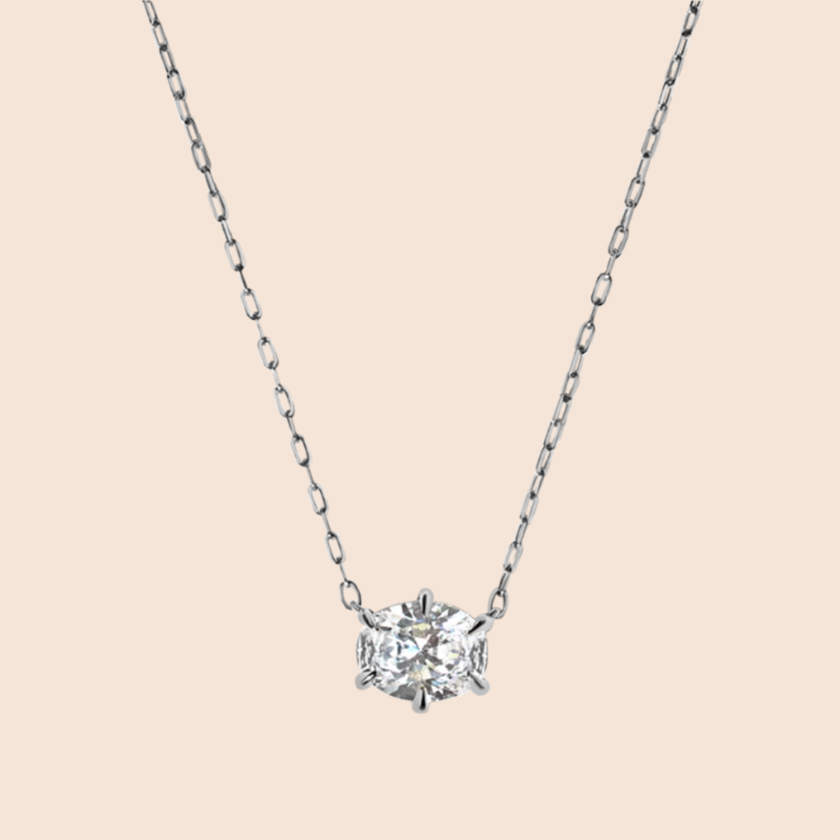 14K White Gold Platinum